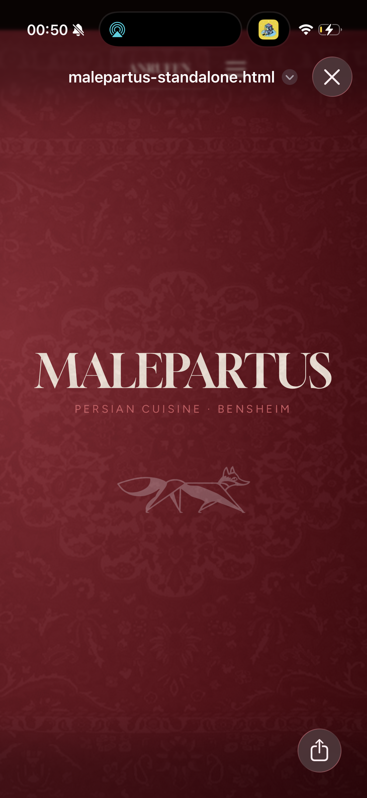 Malepartus Bensheim Website